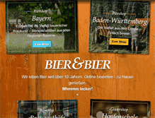 Tablet Screenshot of bierundbier.de